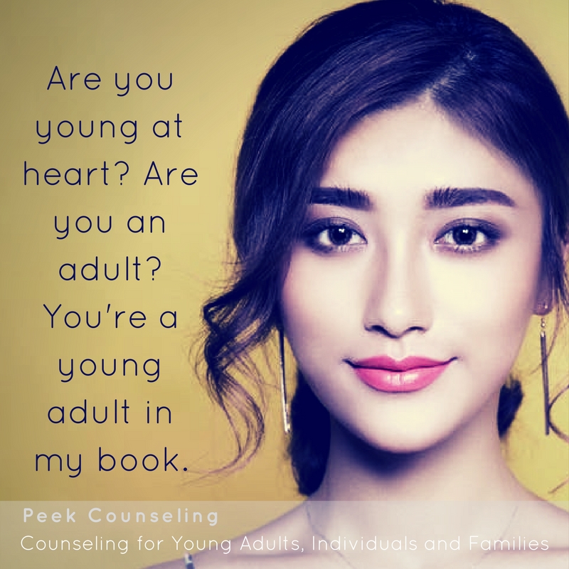 young adult counseling, counseling for young adults, counseling in denver, counselor in denver, therapist in denver, denver therapy, denver adolescent therapy, katie bisbee-peek, peek counseling